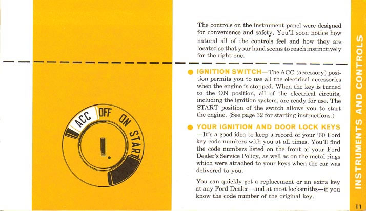 1960 Ford Owners Manual Page 6